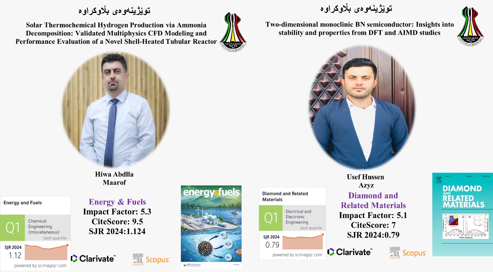 Two Faculty Members from the Physics Department Publish Research in High-Impact Q1 Journals