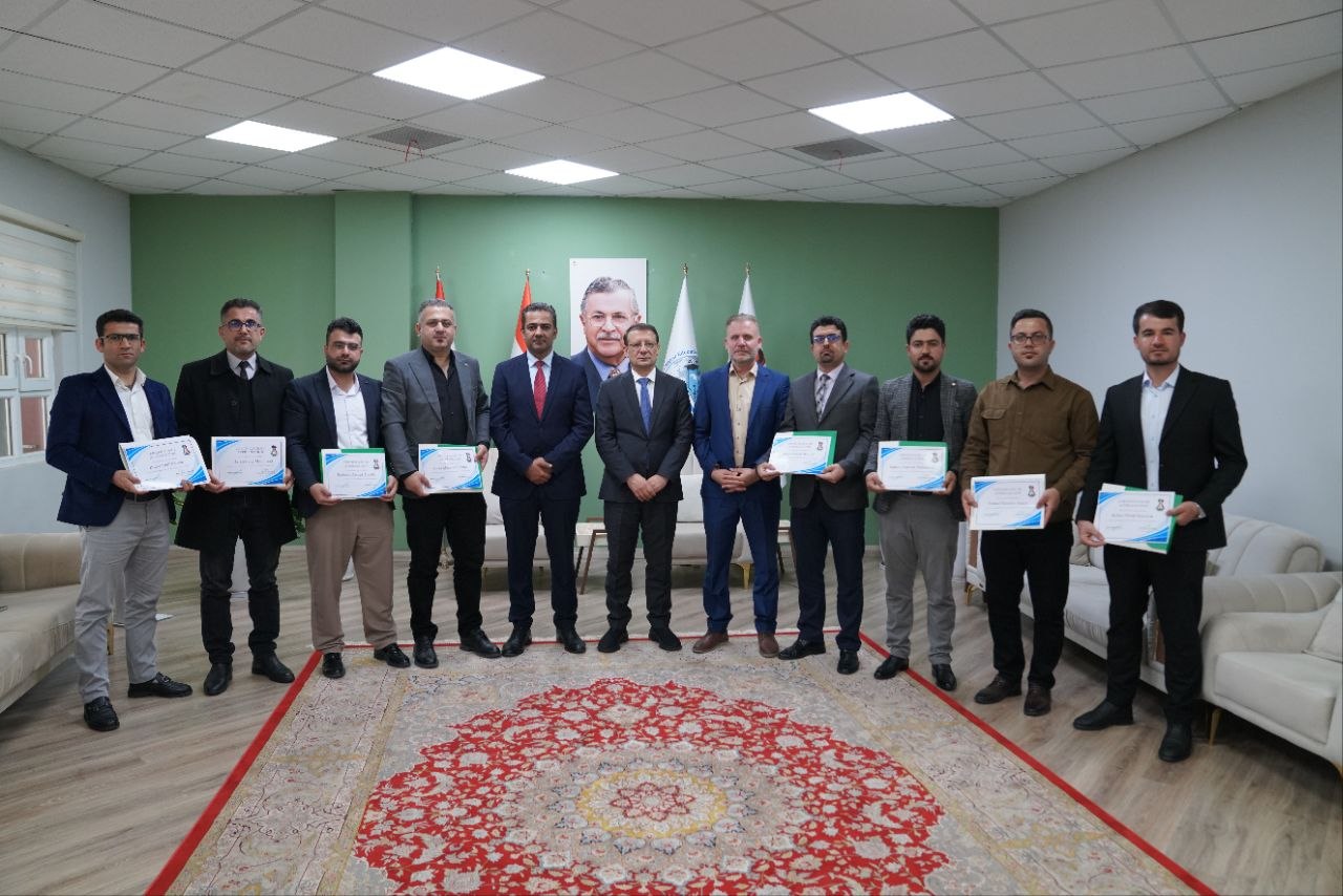 President of the University of Halabja Honors Several Researchers